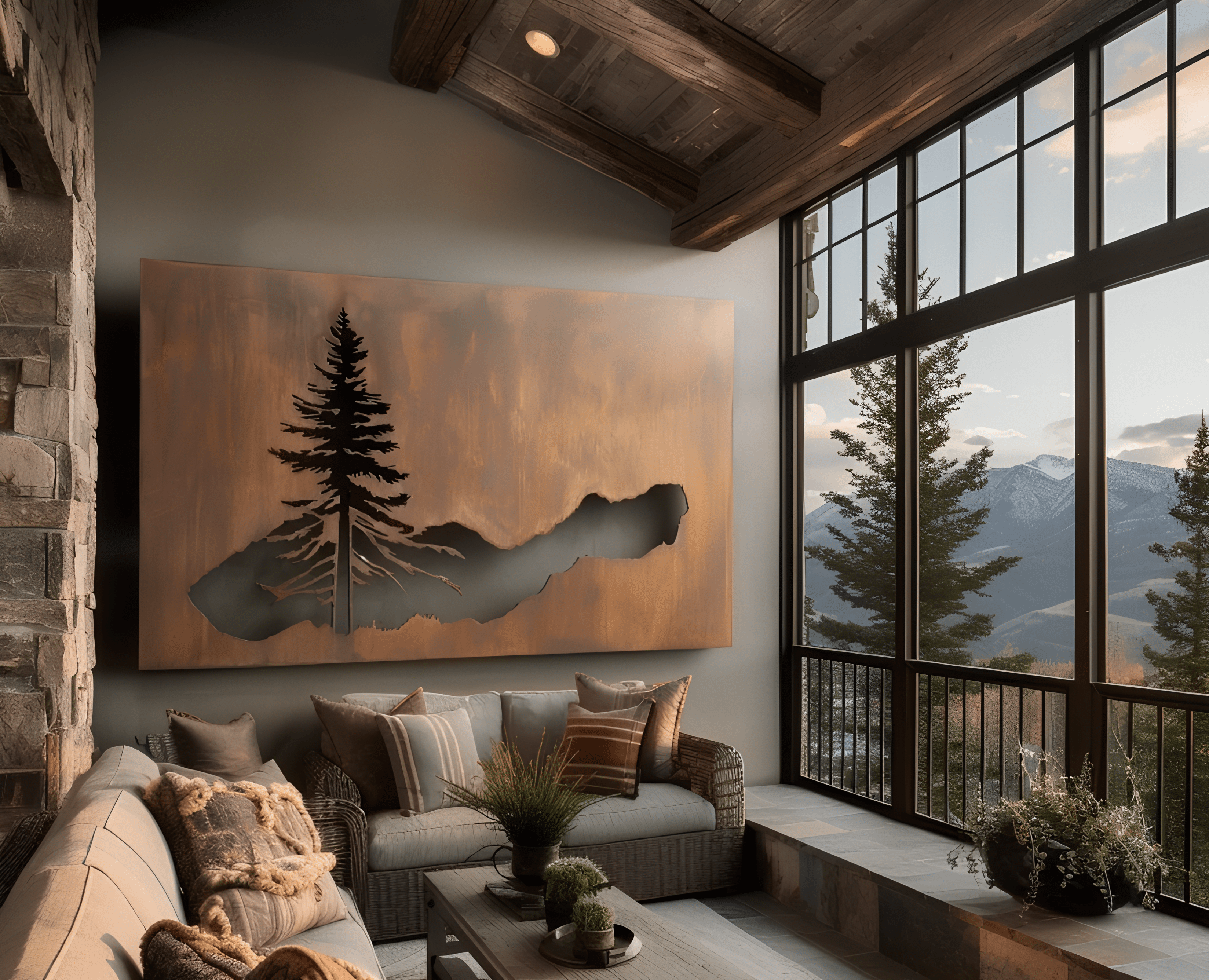 Metal Wall Art - Sienna Patina - Benton Lane Home