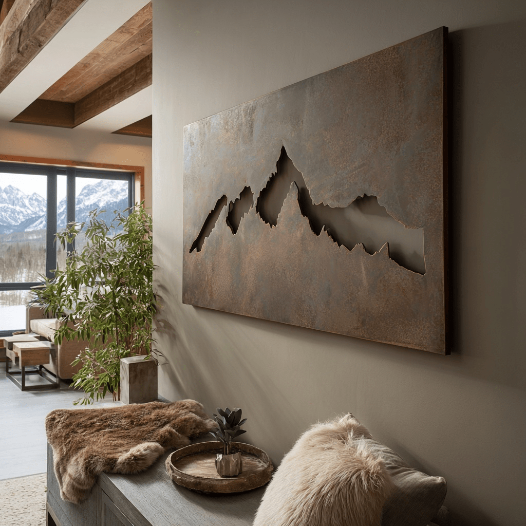 Metal Wall Art - Umber Patina - Benton Lane Home