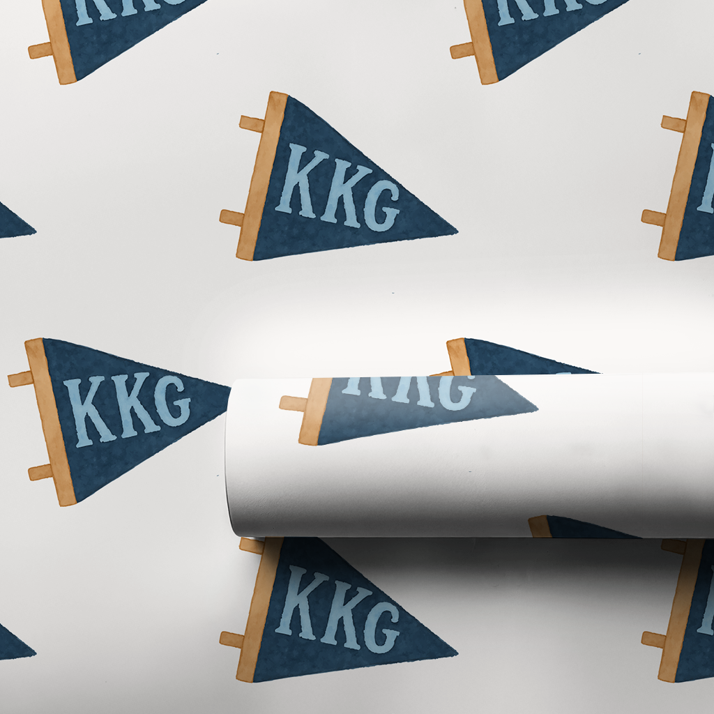 Kappa Kappa Gamma Flag - Wrapping Paper