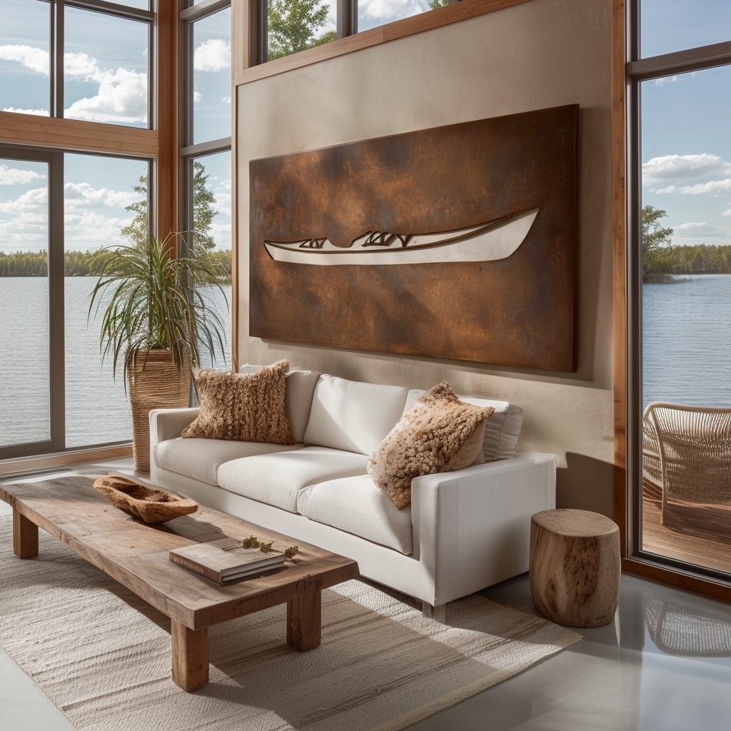 The Eddyline - Metal Wall Art