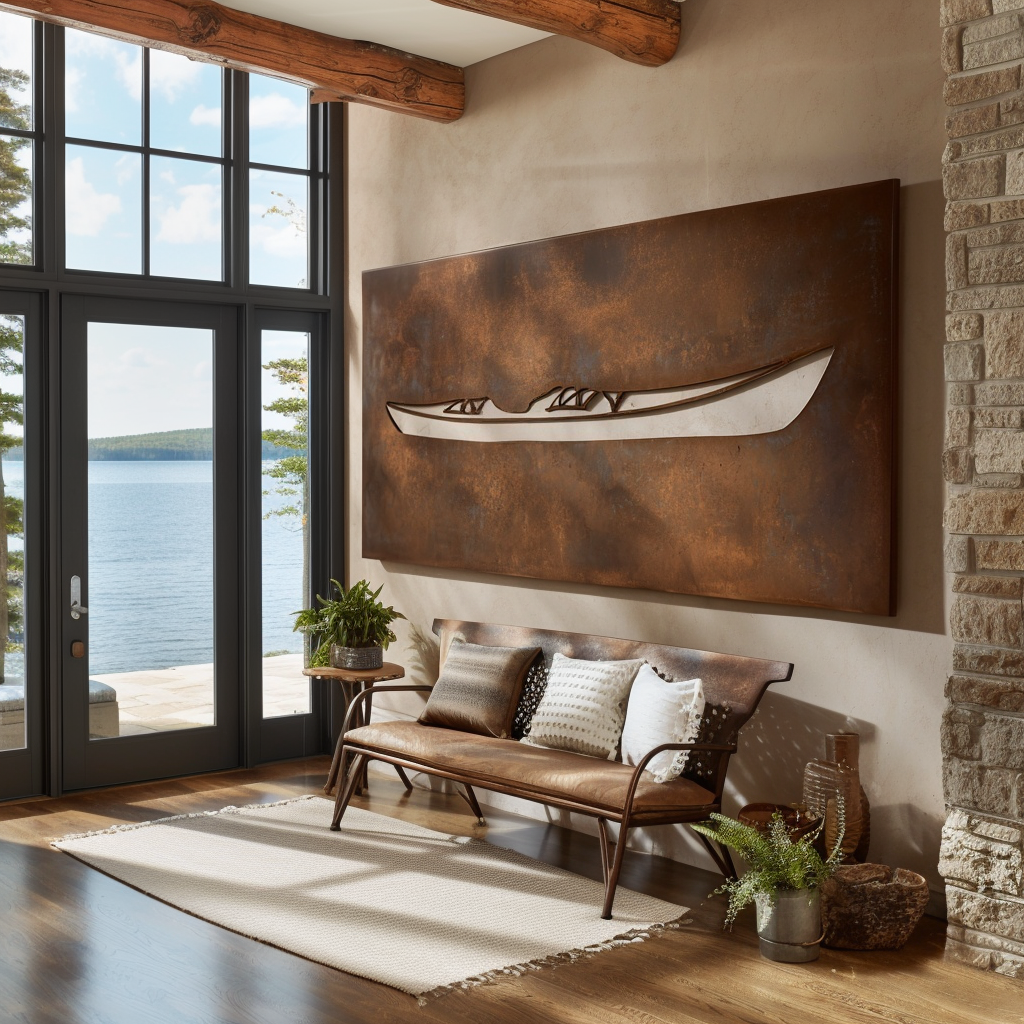 The Eddyline - Metal Wall Art