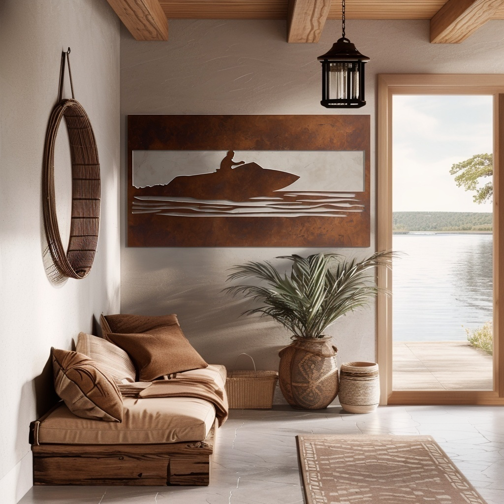 The Sea Breaker - Metal Wall Art