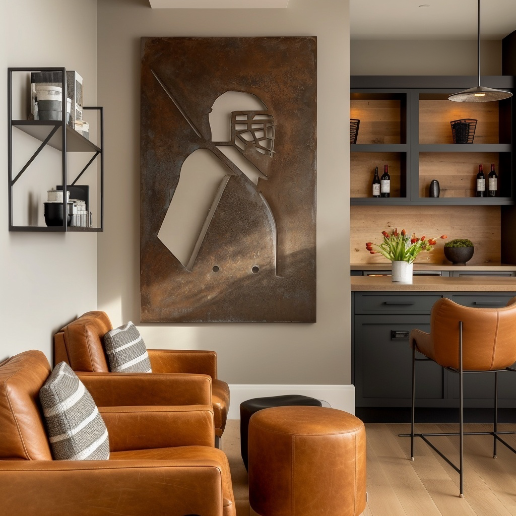 The Crease - Metal Wall Art