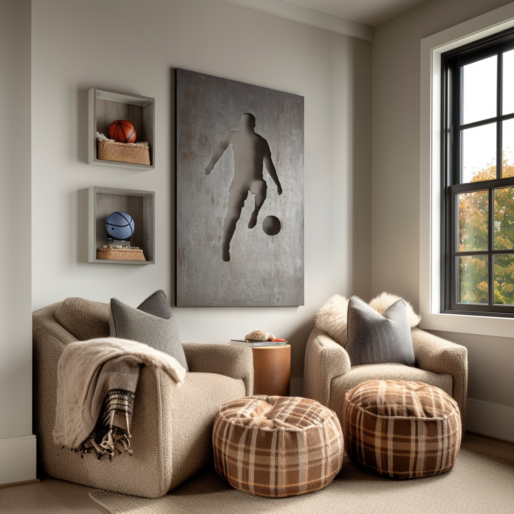 The Striker - Metal Wall Art