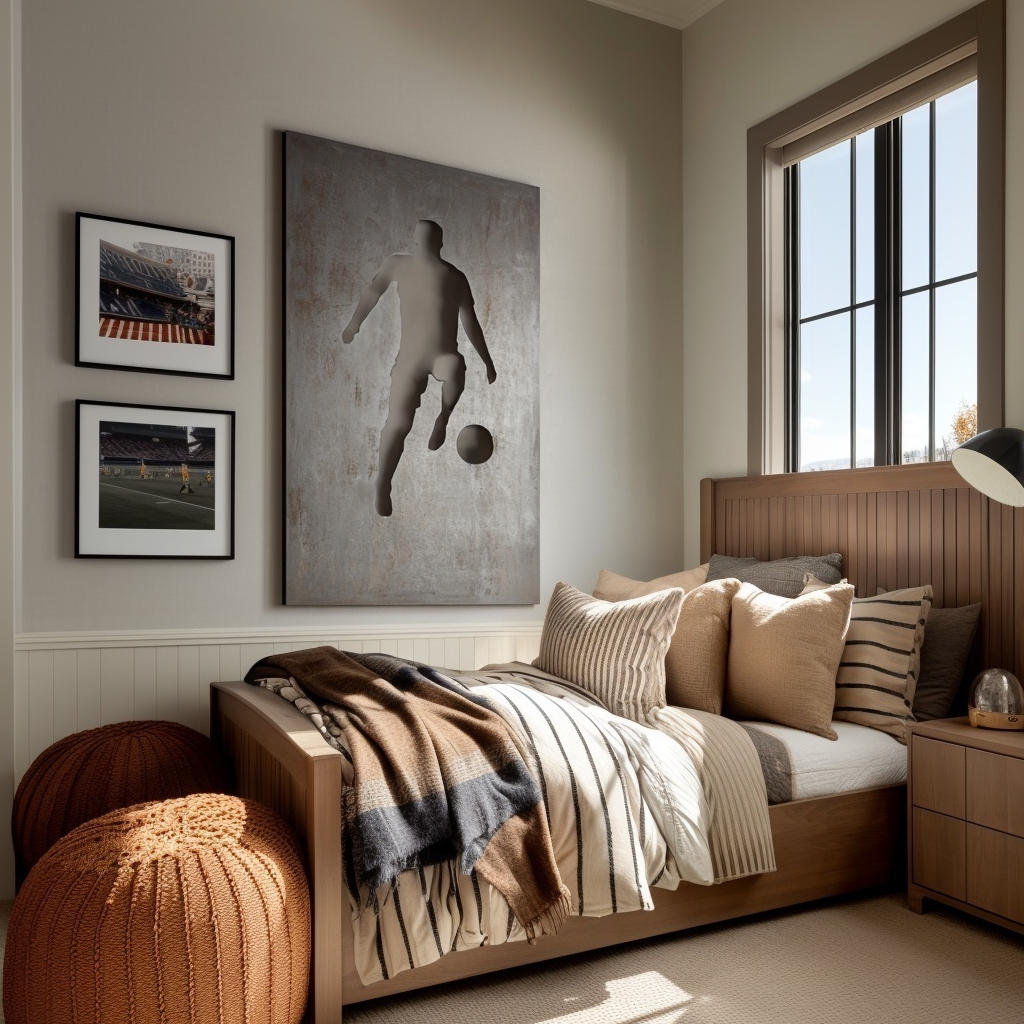 The Striker - Metal Wall Art