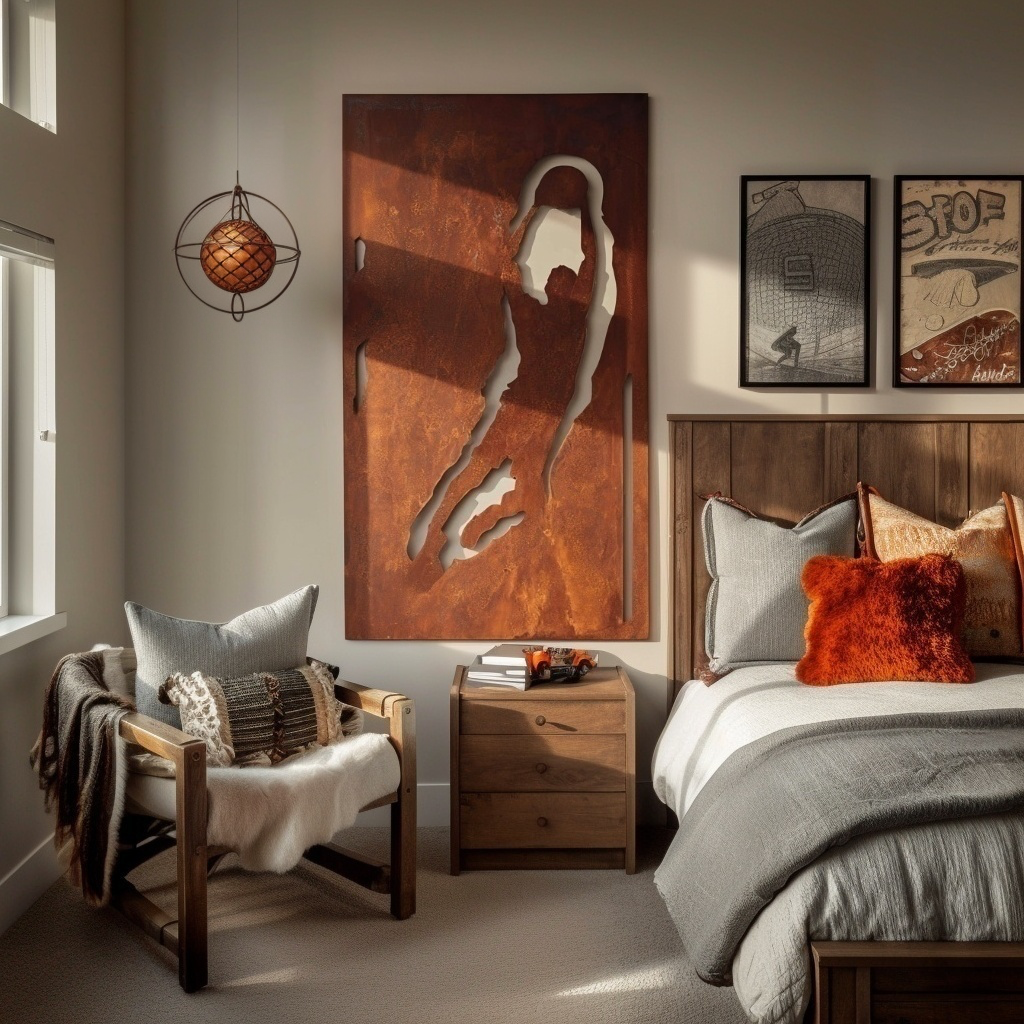 The Dunk - Metal Wall Art