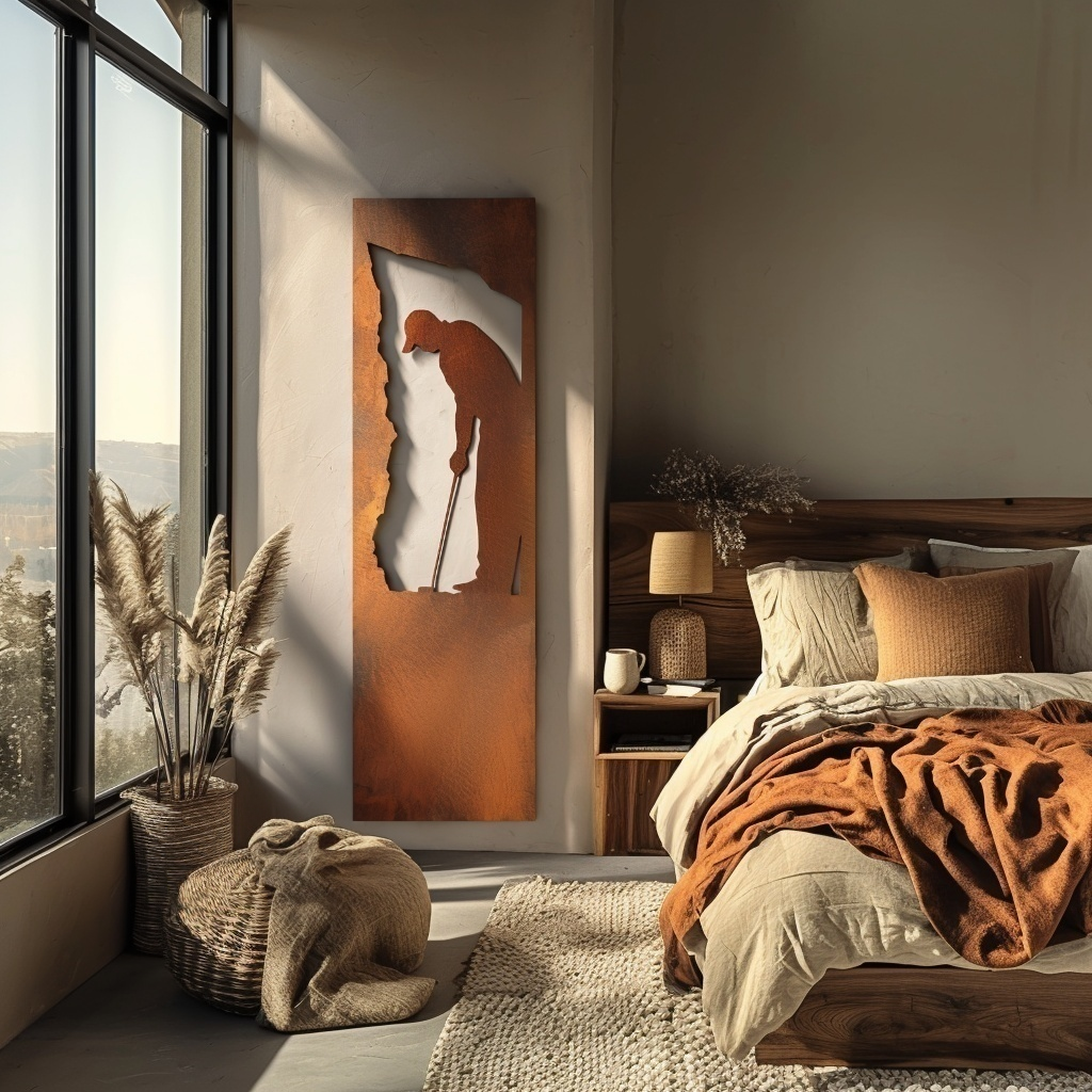 The Putt - Metal Wall Art