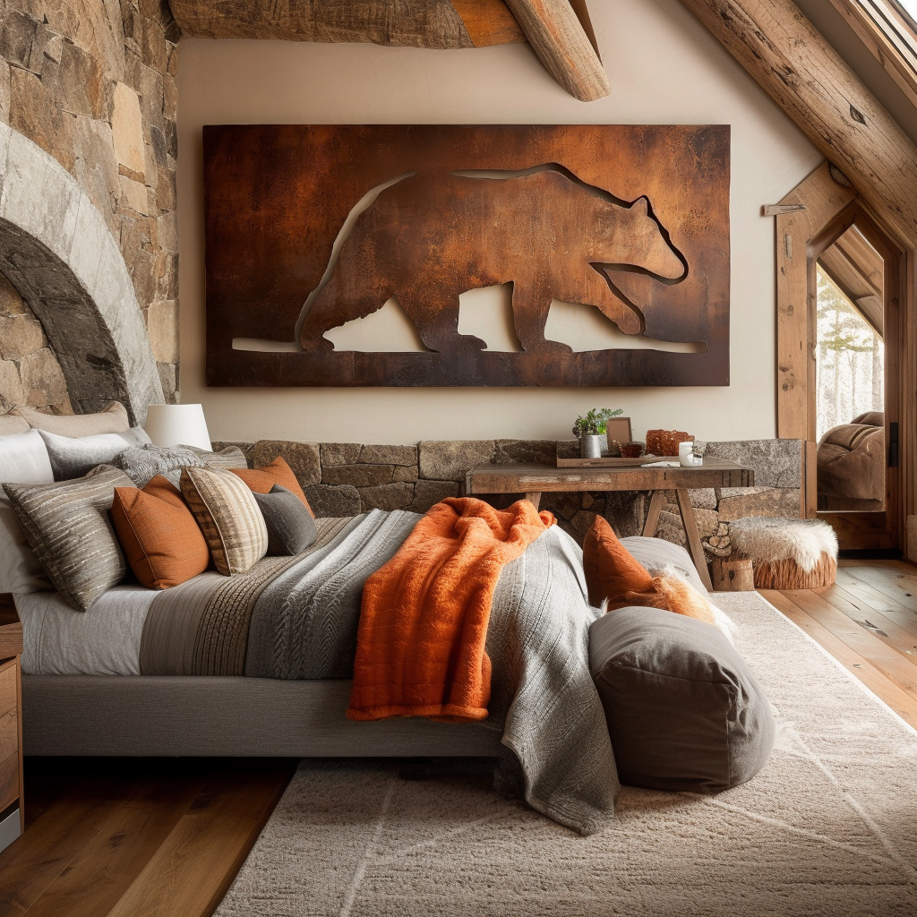 The Bear - Metal Wall Art