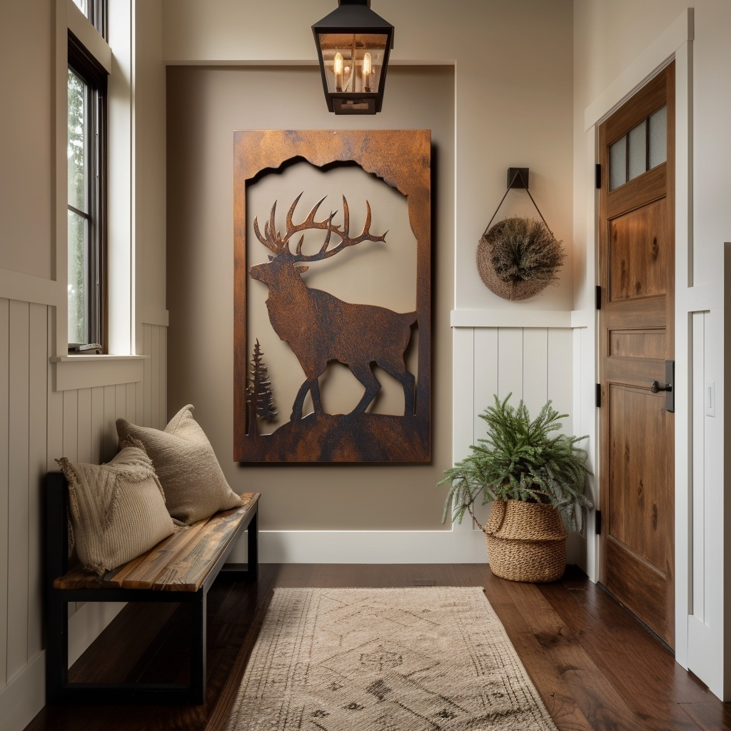 The Elk - Metal Wall Art