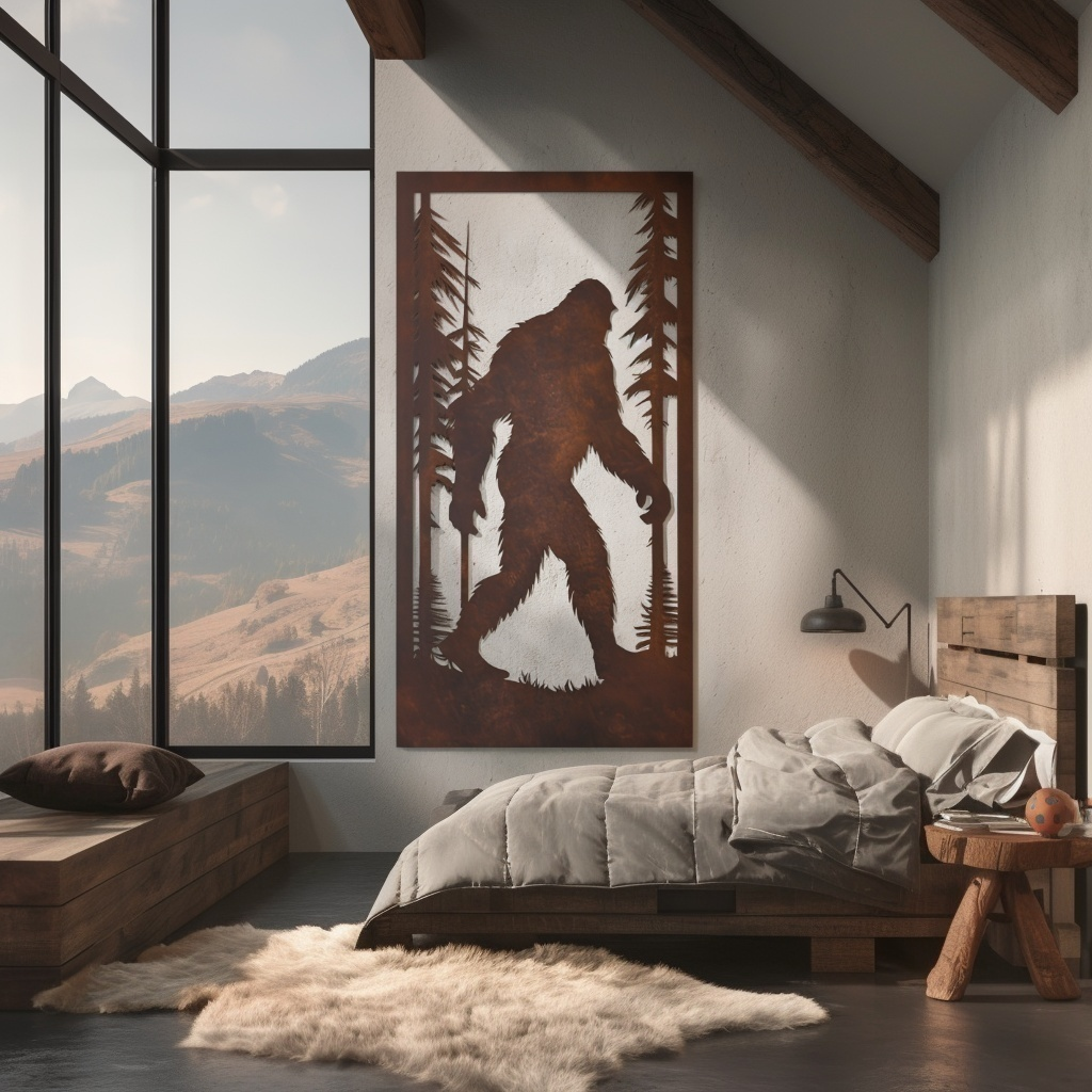 The Bigfoot - Metal Wall Art