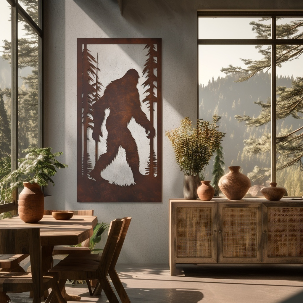 The Bigfoot - Metal Wall Art