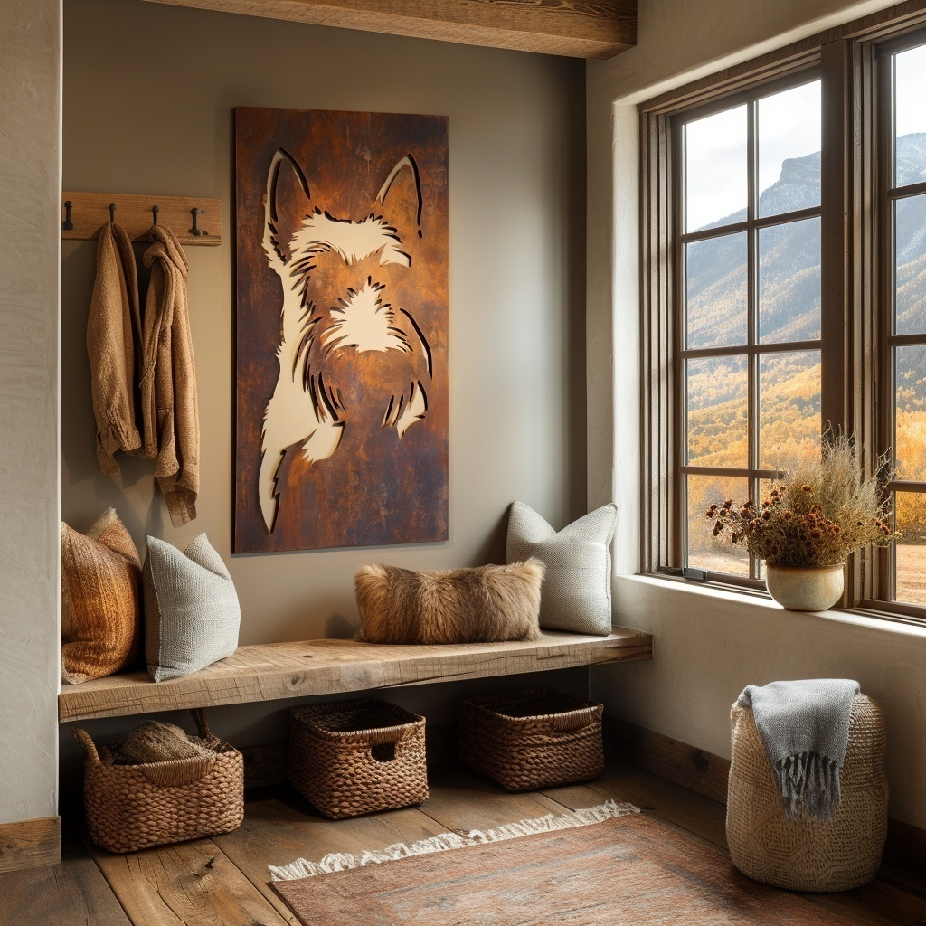 The Terrier - Metal Wall Art