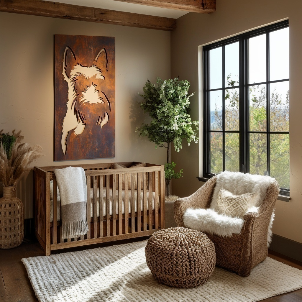 The Terrier - Metal Wall Art