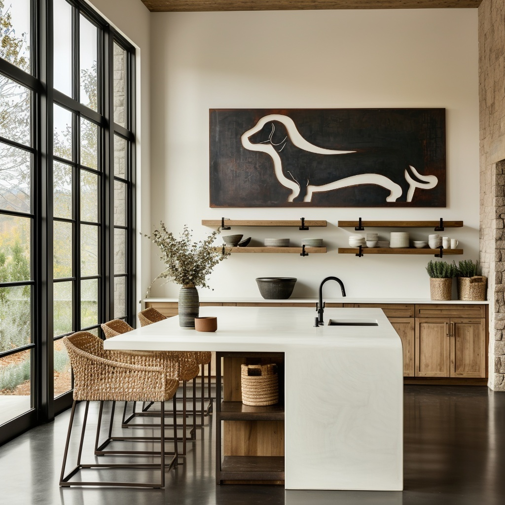 The Dachshund - Metal Wall Art