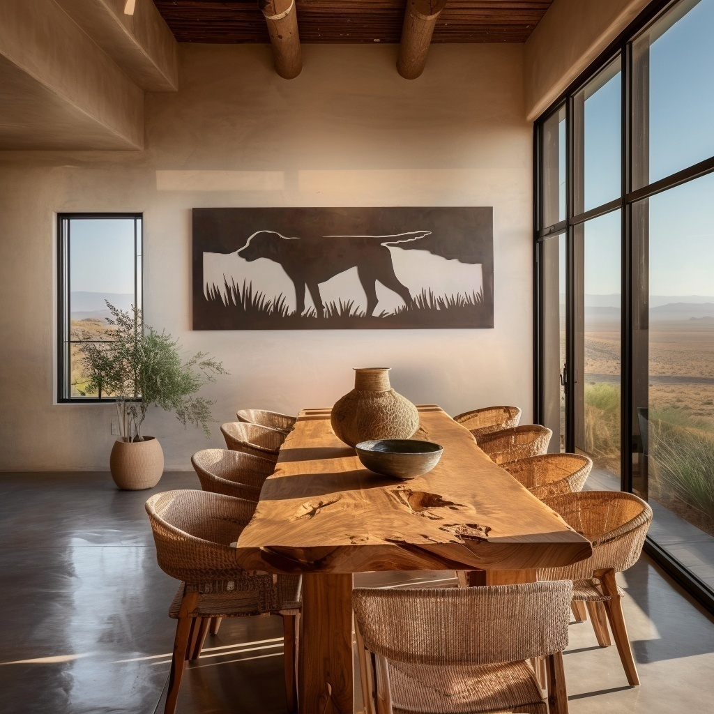 The Pointer - Metal Wall Art