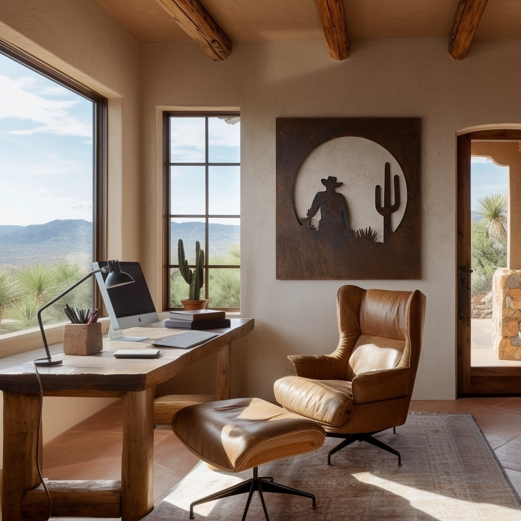 The Rancher - Metal Wall Art