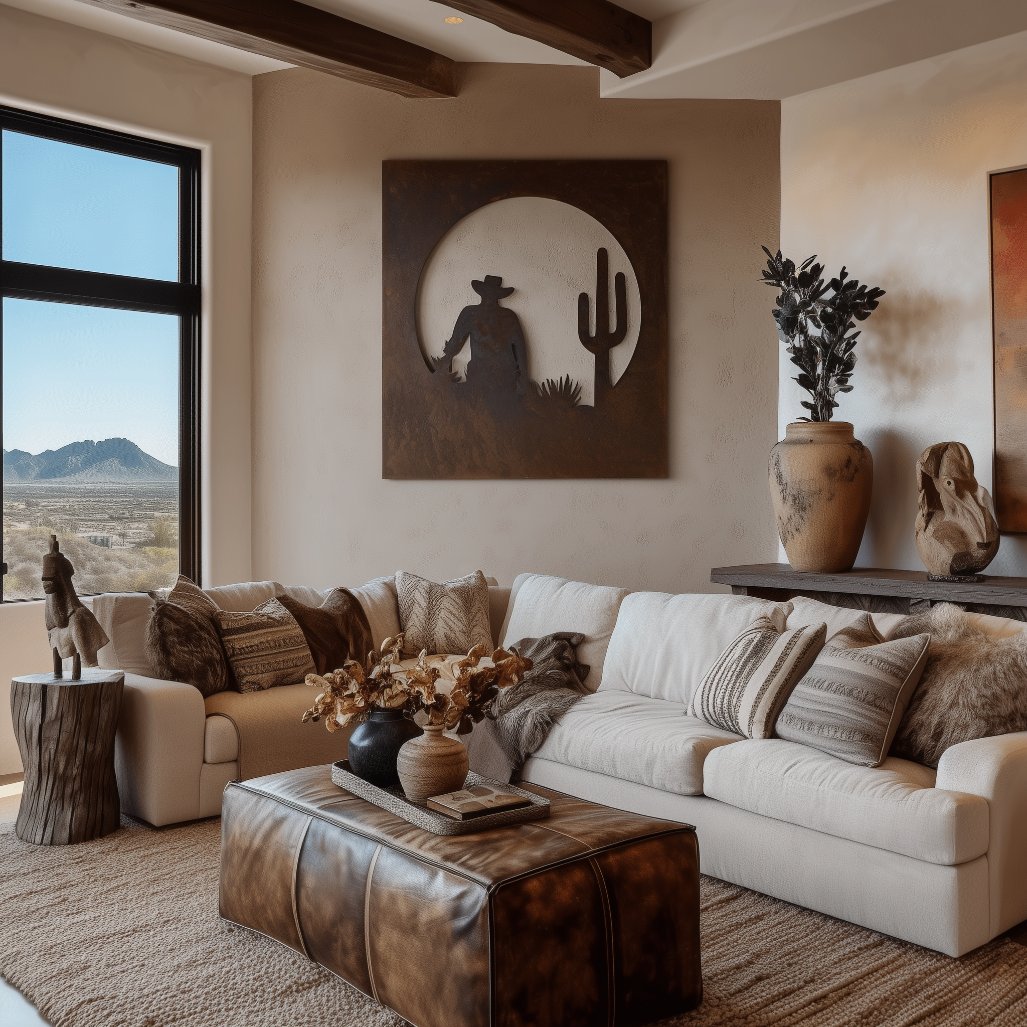 The Rancher - Metal Wall Art