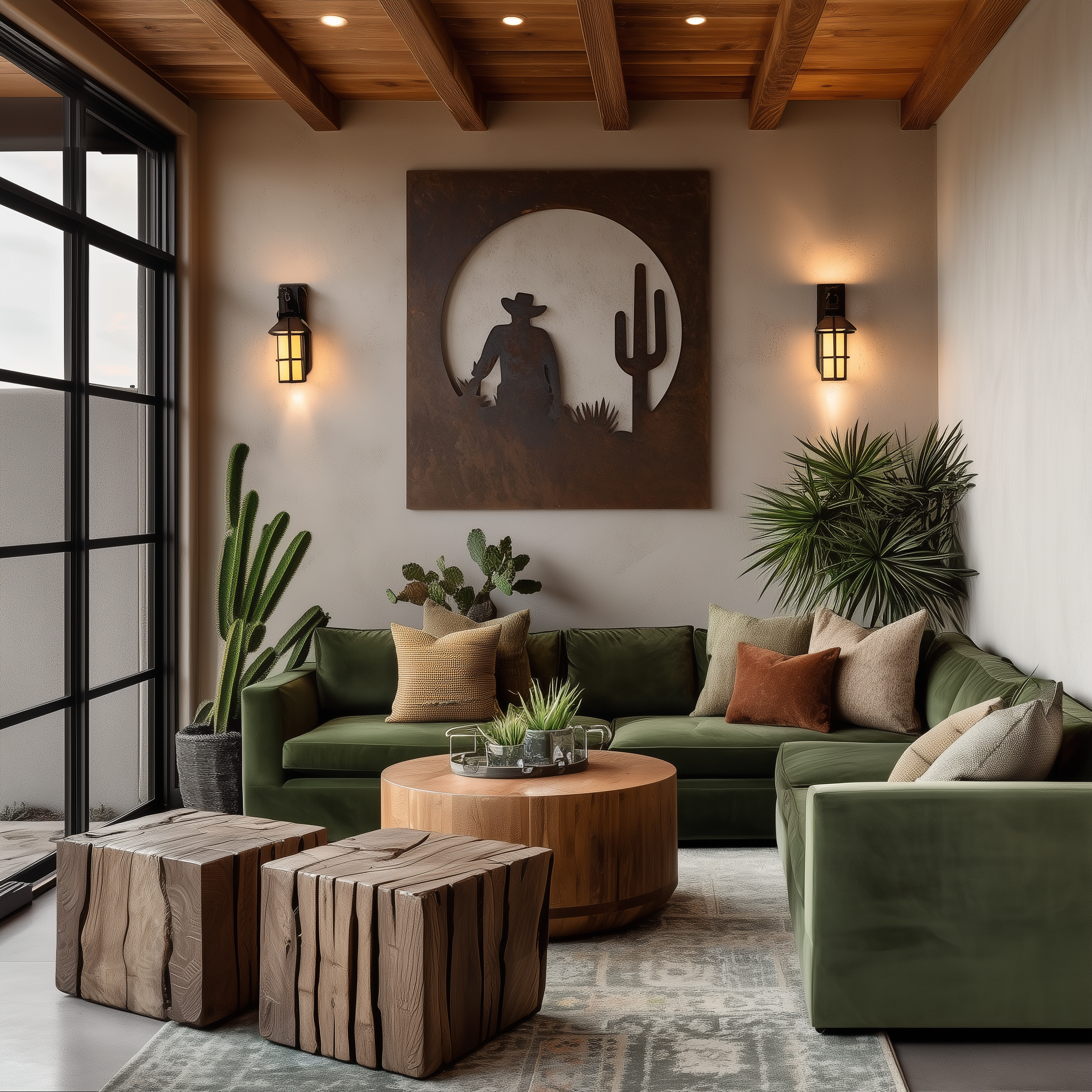 The Rancher - Metal Wall Art