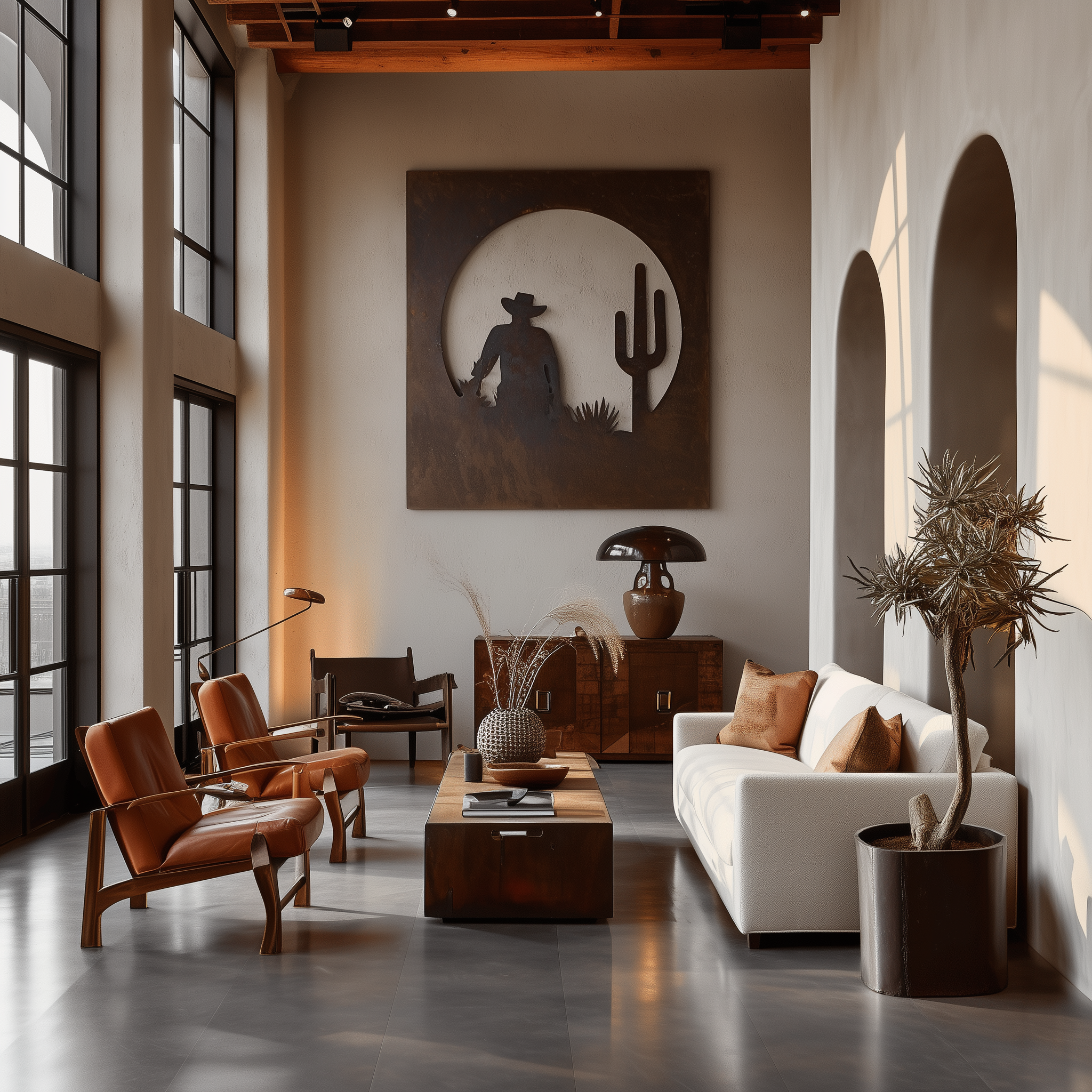 The Rancher - Metal Wall Art