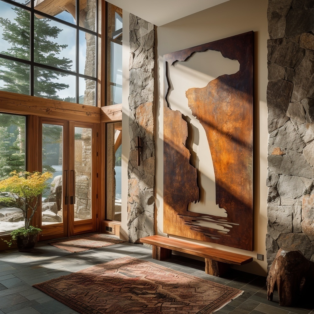 The Falls - Metal Wall Art