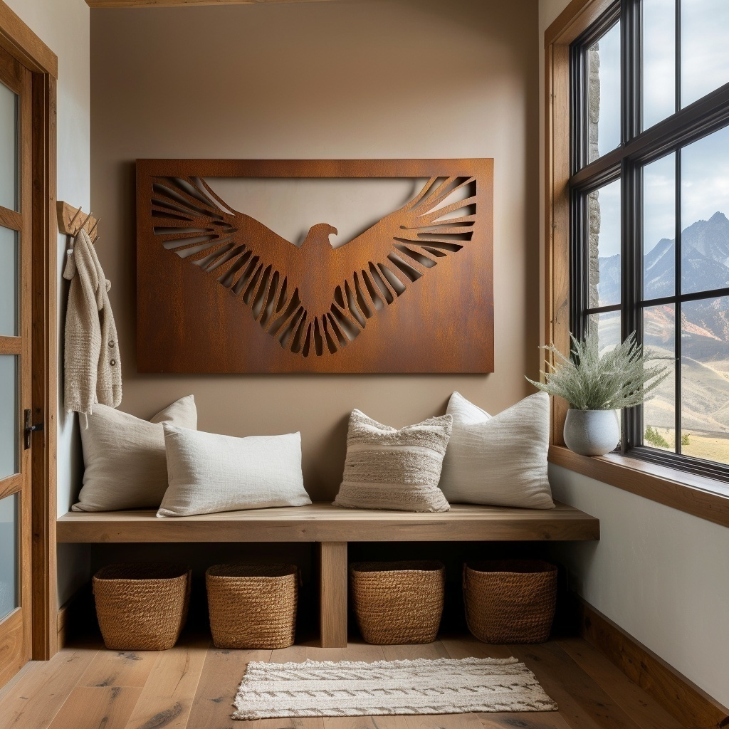 The Golden Eagle - Metal Wall Art