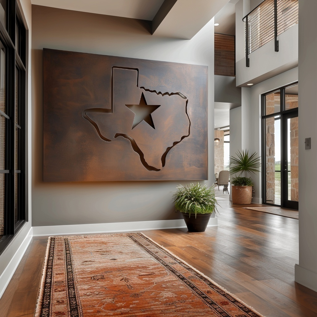The Lone Star - Metal Wall Art