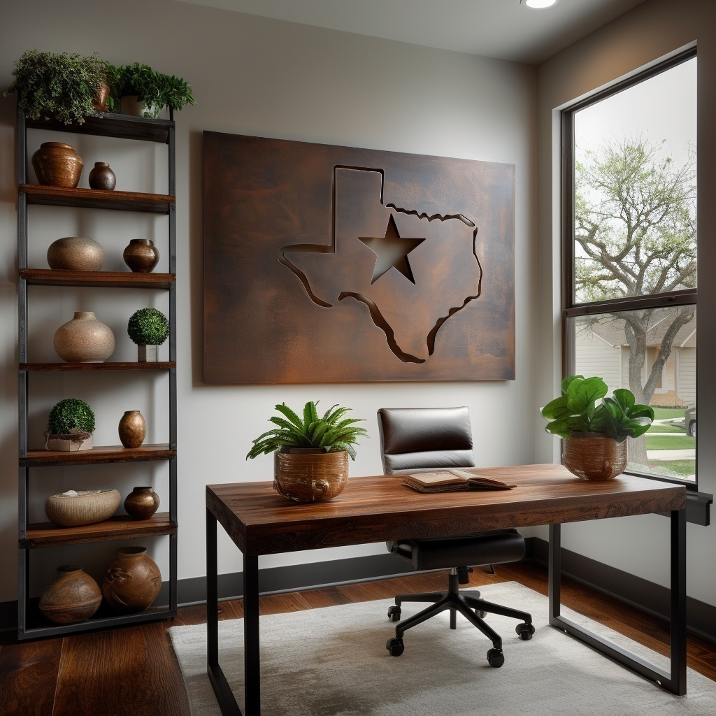 The Lone Star - Metal Wall Art