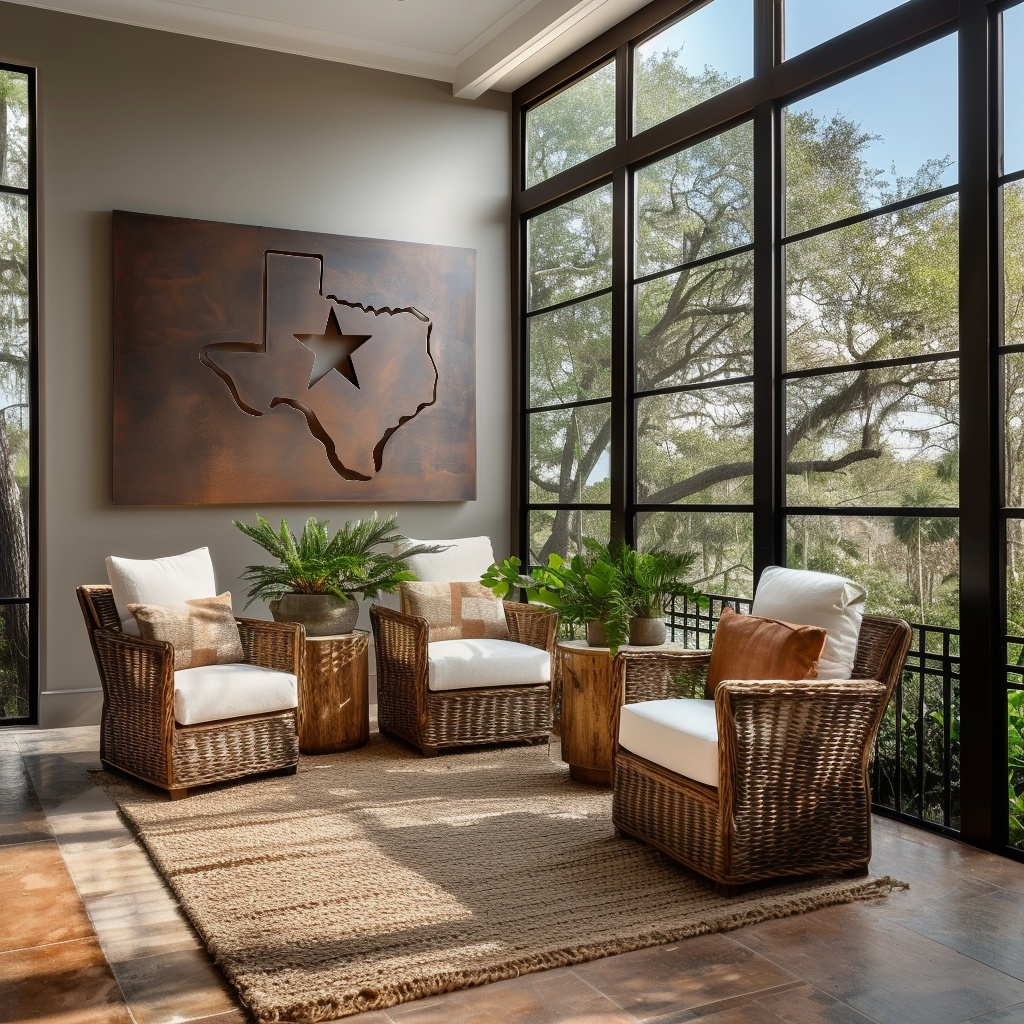 The Lone Star - Metal Wall Art