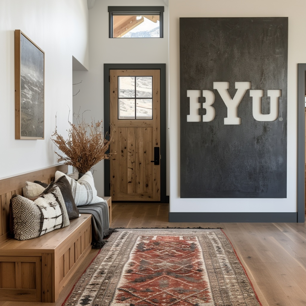 The BYU- Metal Wall Art - Portrait Slate