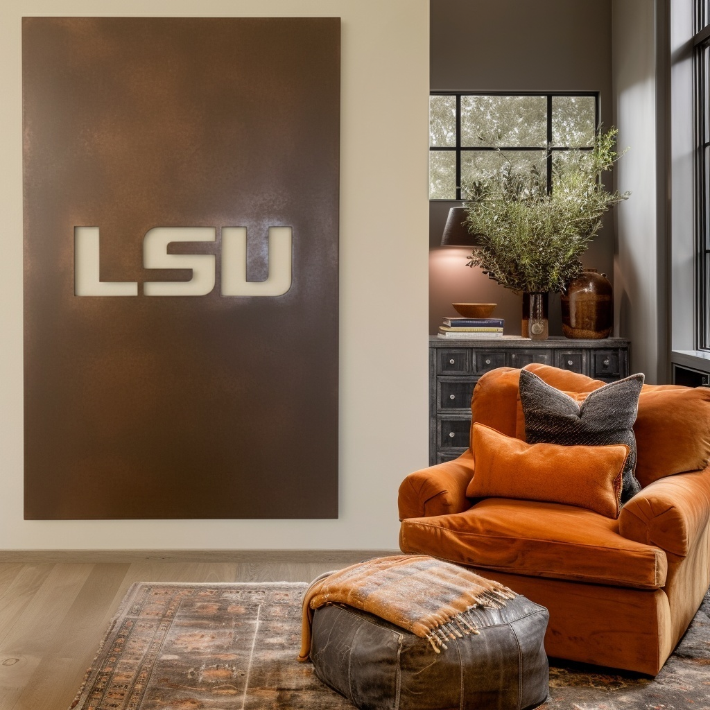 The LSU - Wall Art - Portrait Umber