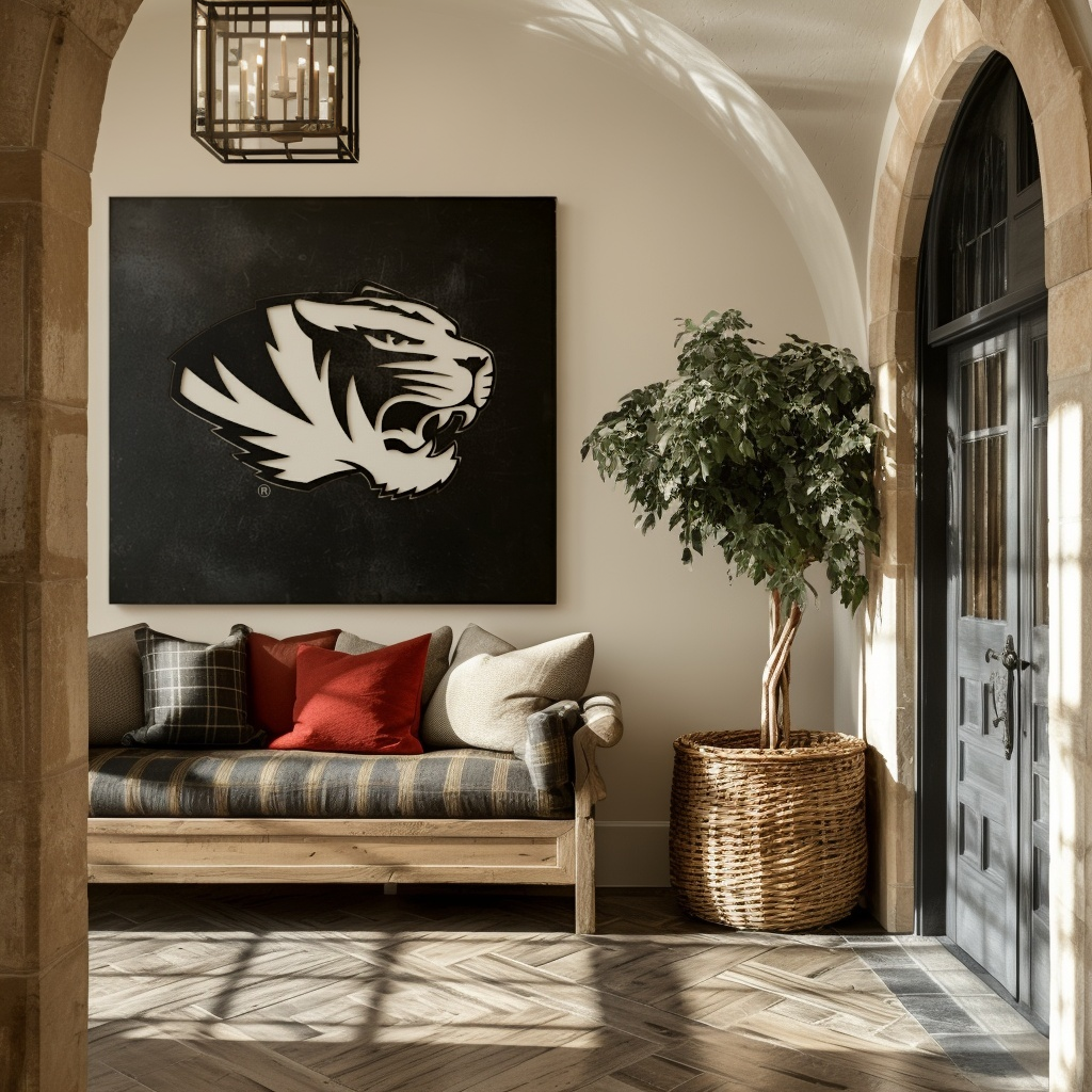 The Tiger - Metal Wall Art- Square Forge