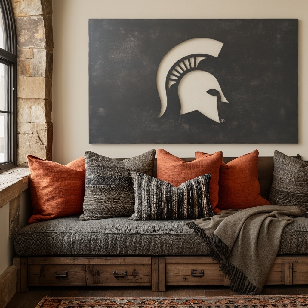 The Spartan - Metal Wall Art - Landscape Slate