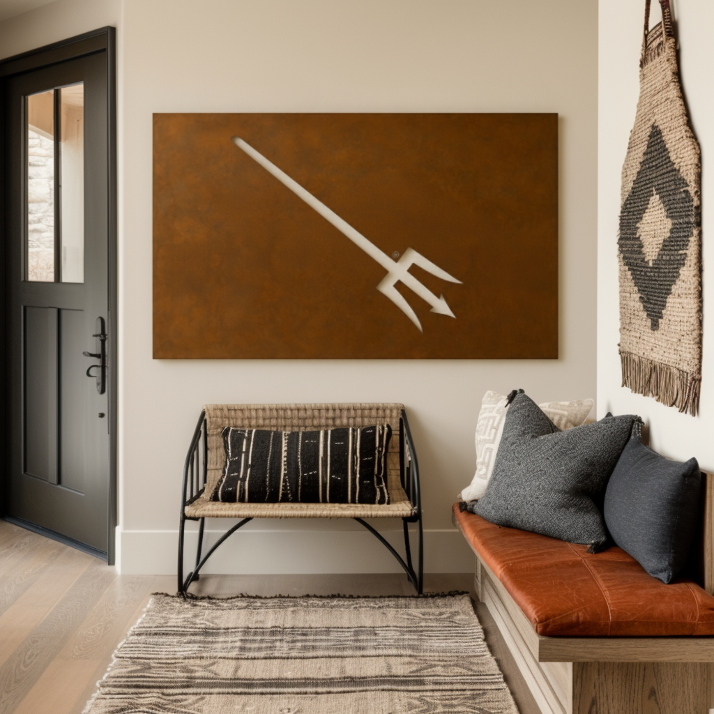 The Piercing Pitchfork - Wall Art - Landscape Umber