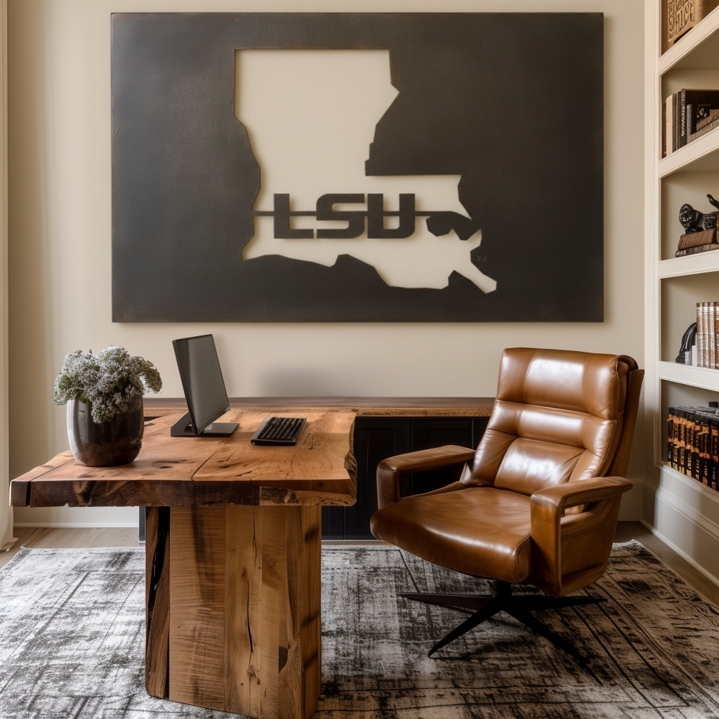 The Louisiana - Metal Wall Art - Landscape Slate