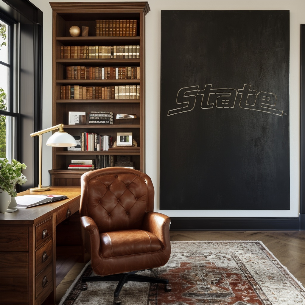 The Michigan State - Metal Wall Art - Portrait Forge