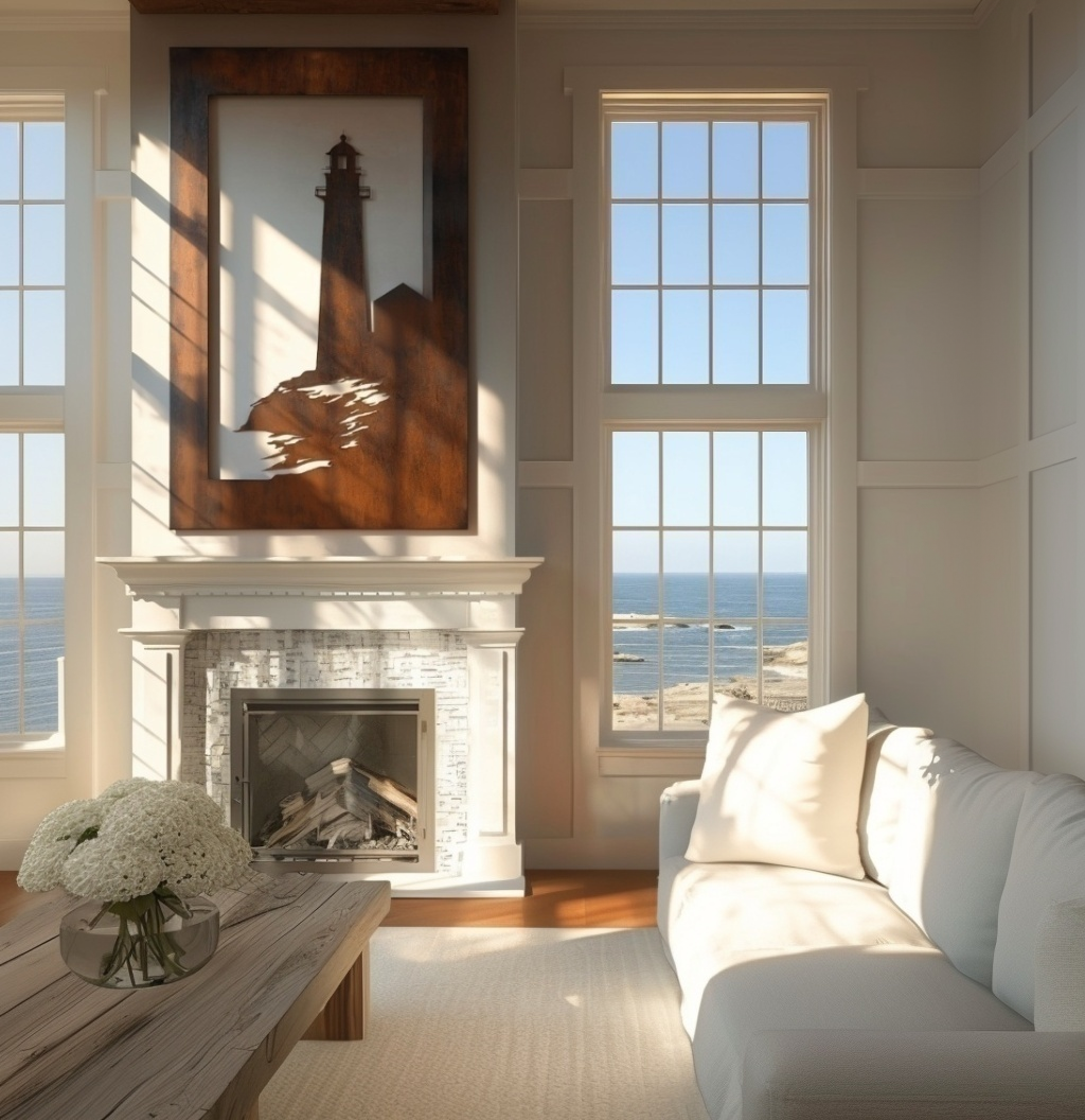 The Montauk Shoreline - Metal Wall Art