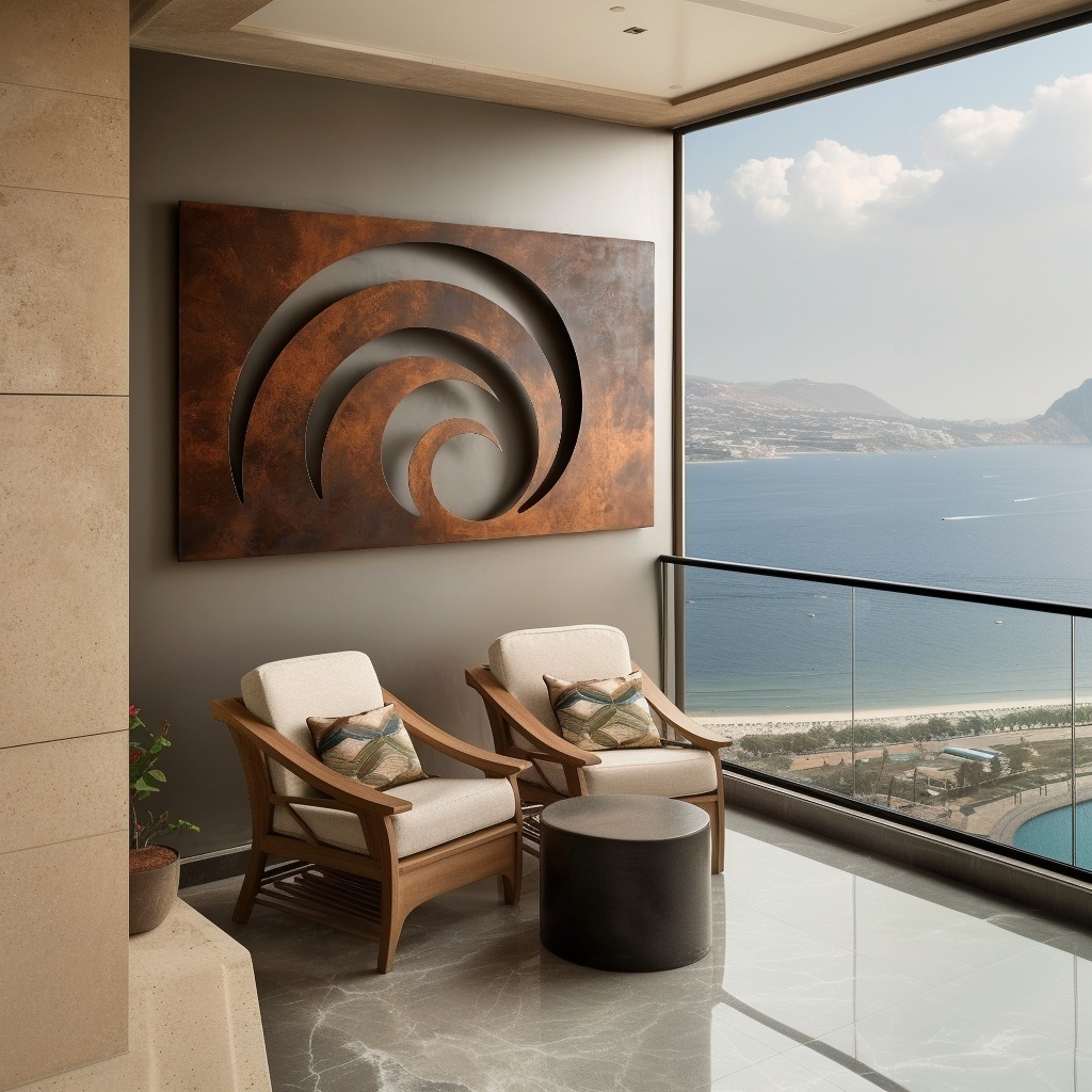 The Smooth Swell - Metal Wall Art