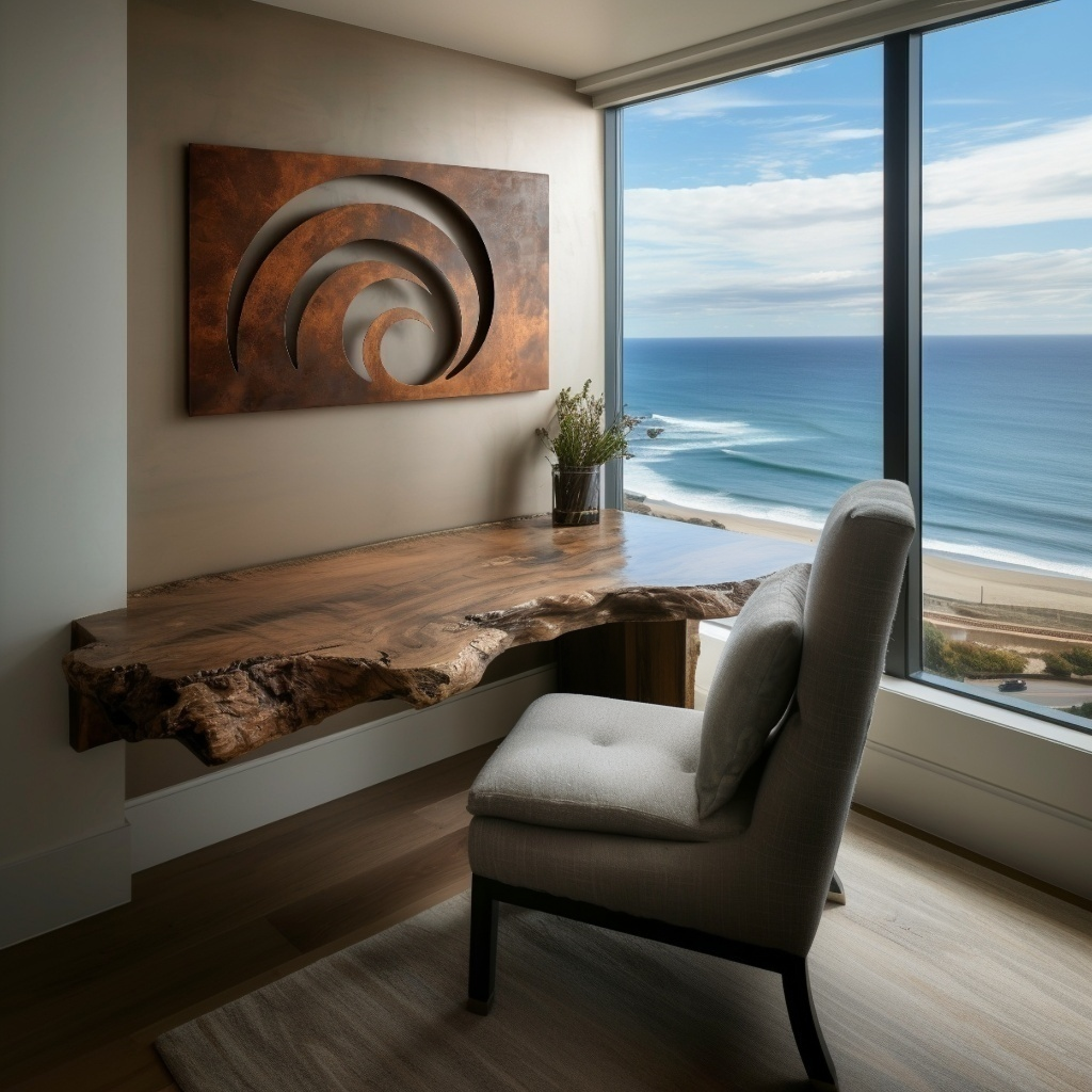 The Smooth Swell - Metal Wall Art