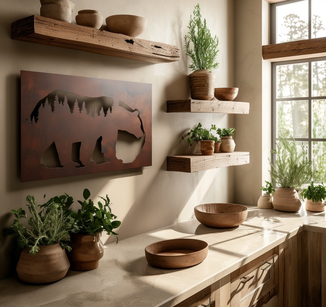 The Kodiak - Metal Wall Art