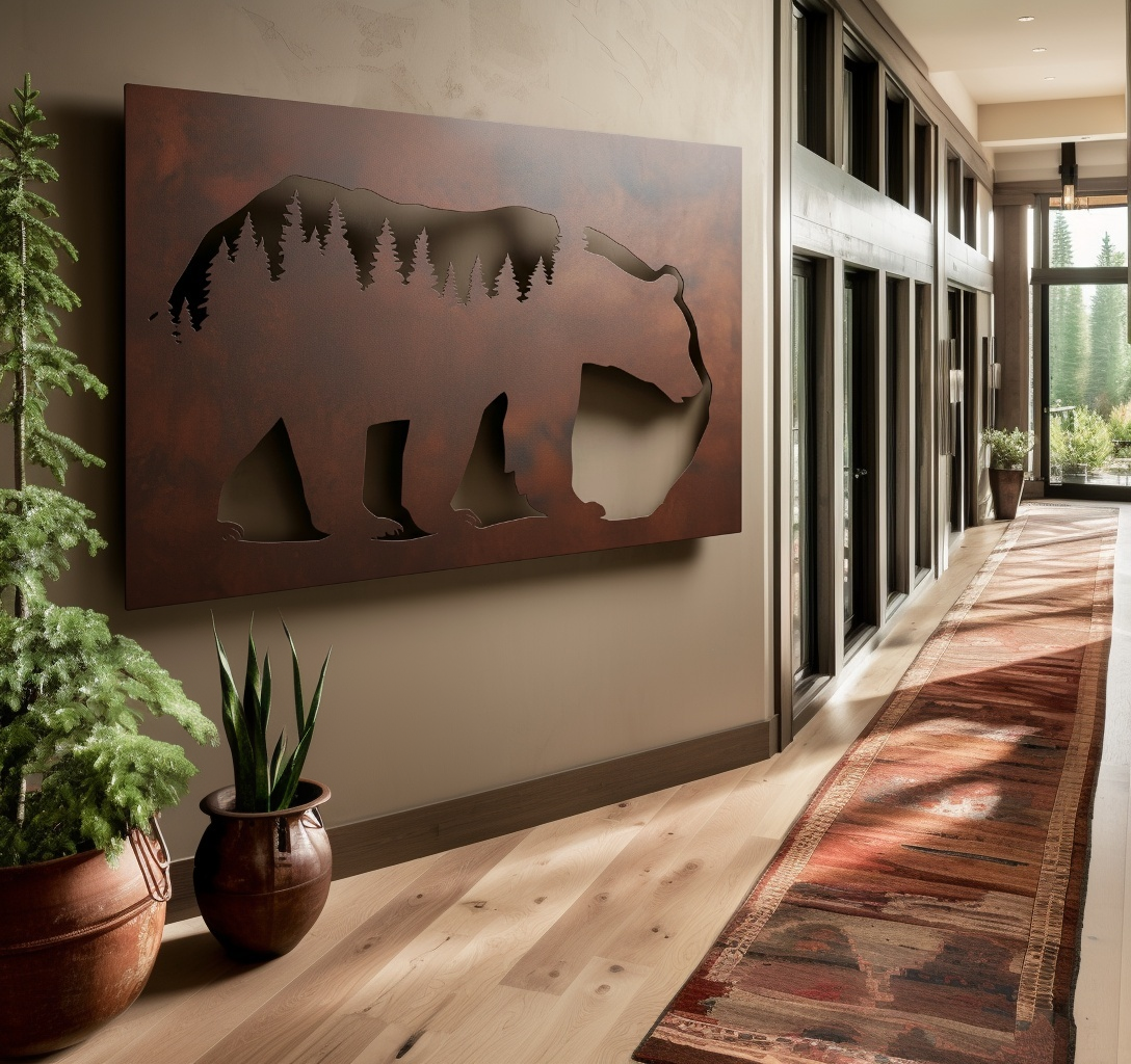 The Kodiak - Metal Wall Art