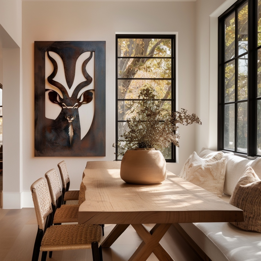 The Greater Kudu - Metal Wall Art