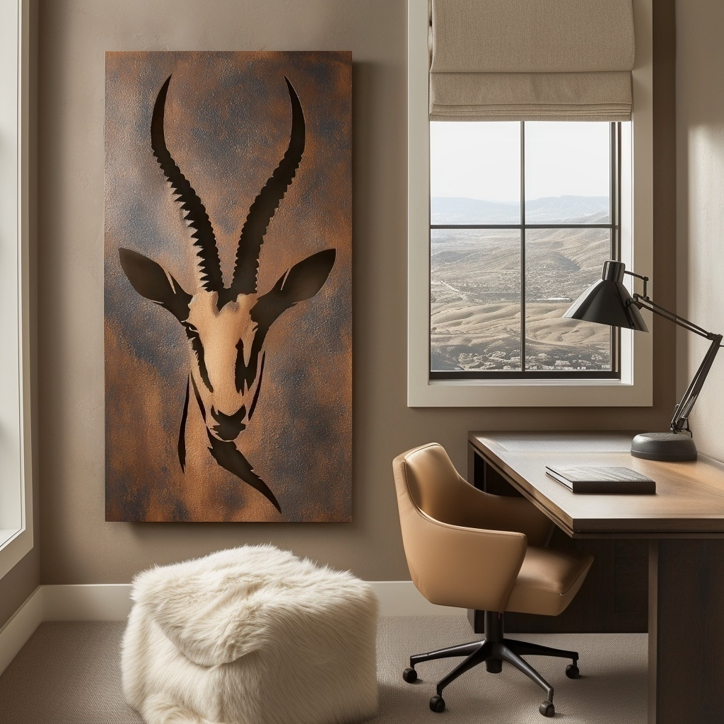 The Springbok - Metal Wall Art