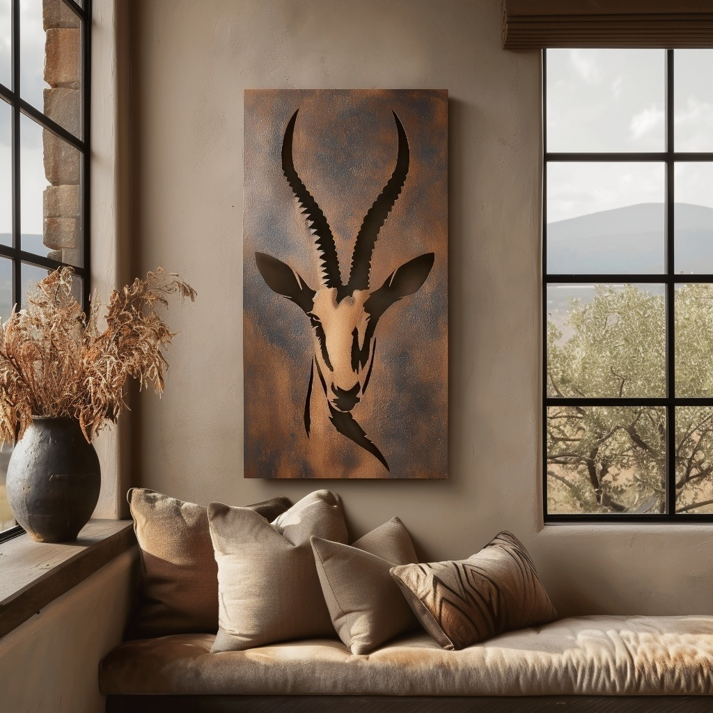 The Springbok - Metal Wall Art