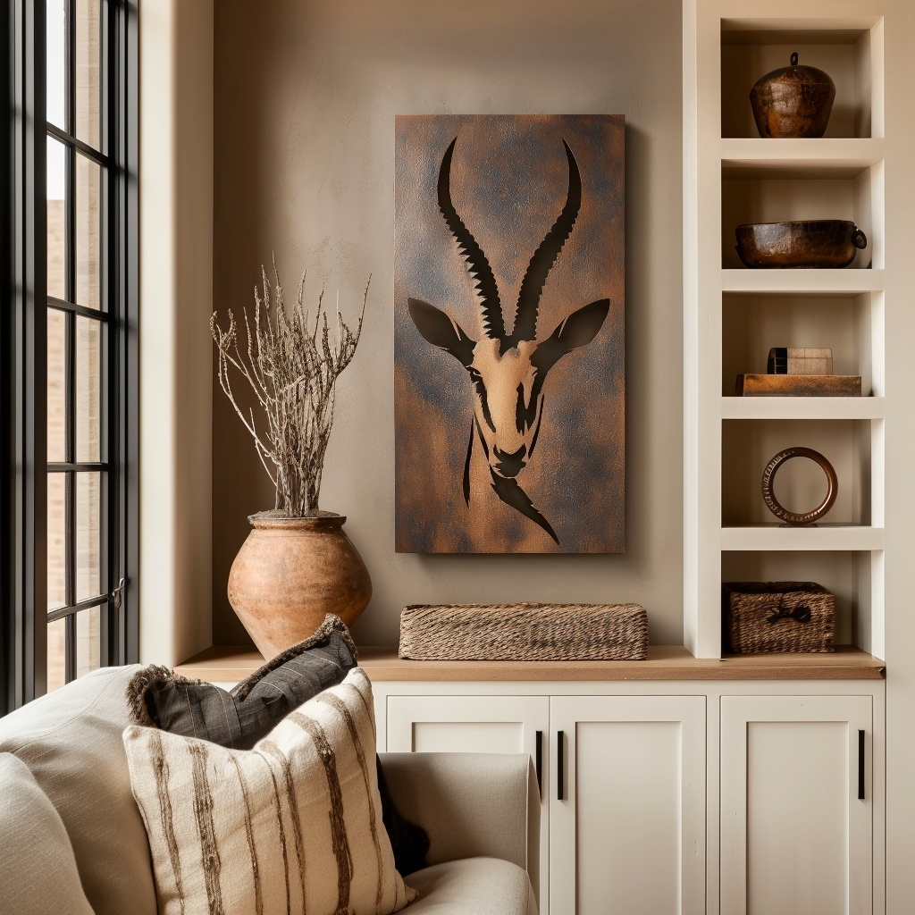 The Springbok - Metal Wall Art