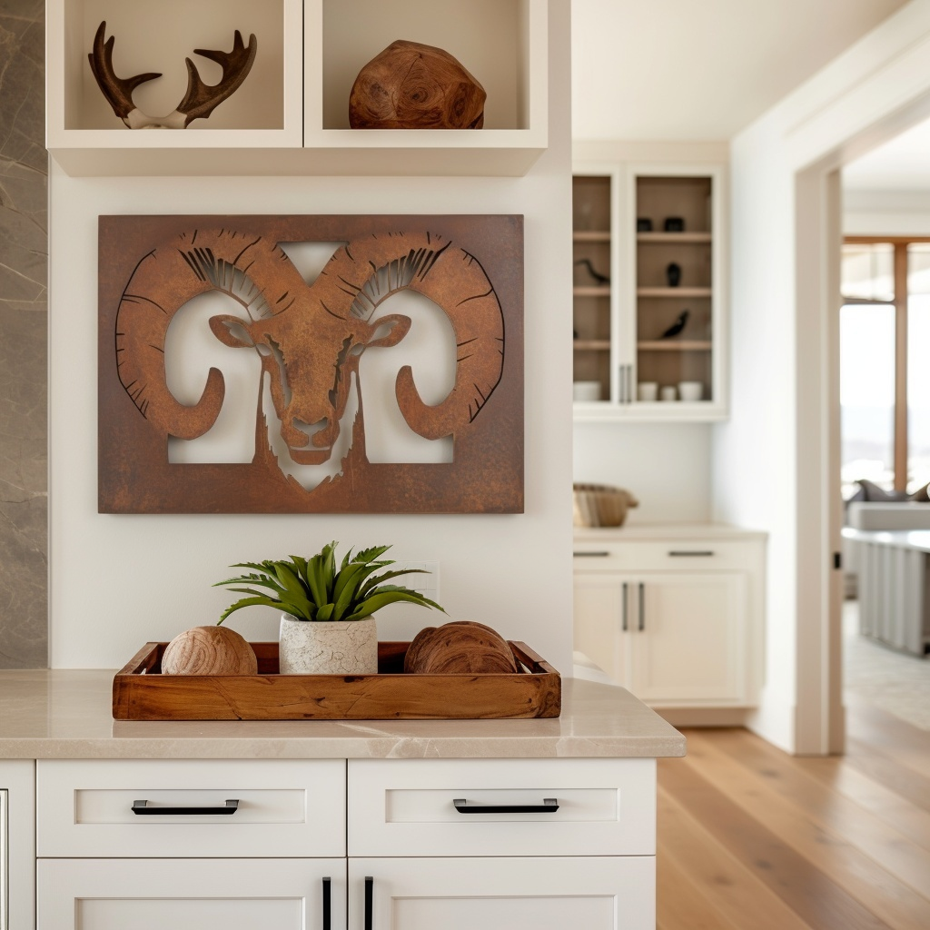 The Bighorn Sheep - Metal Wall Art