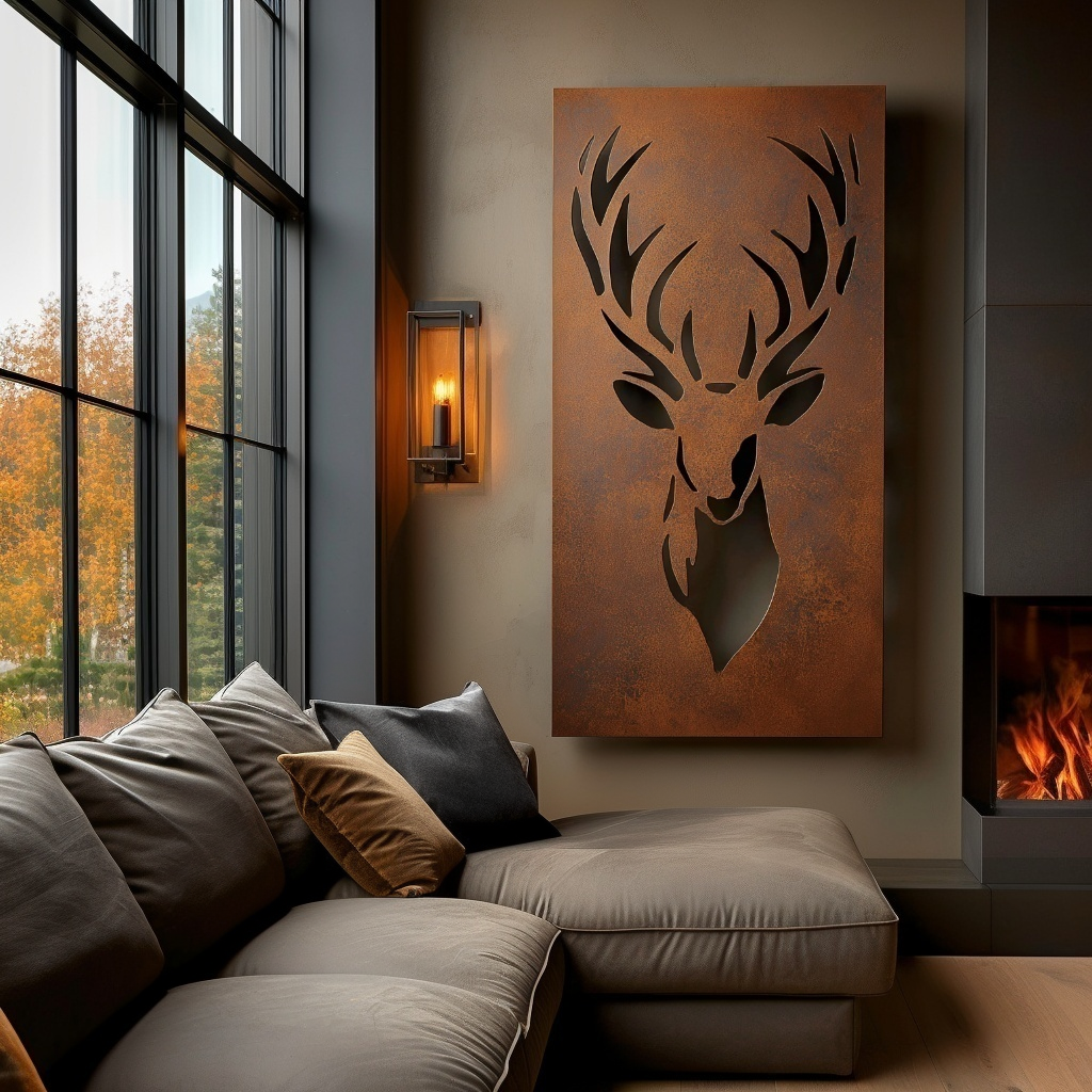 The Chital - Metal Wall Art