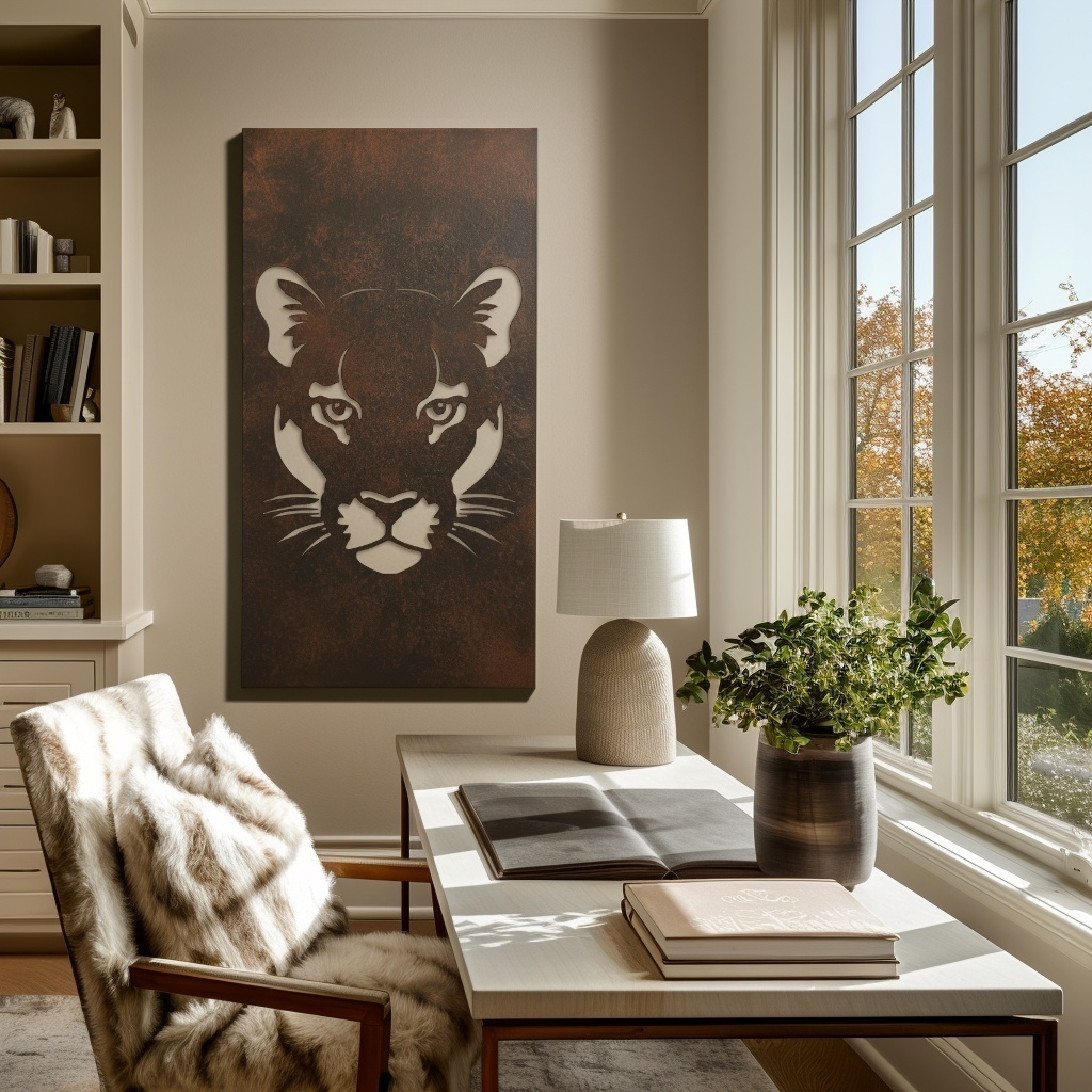 The Mountain Lion - Metal Wall Art