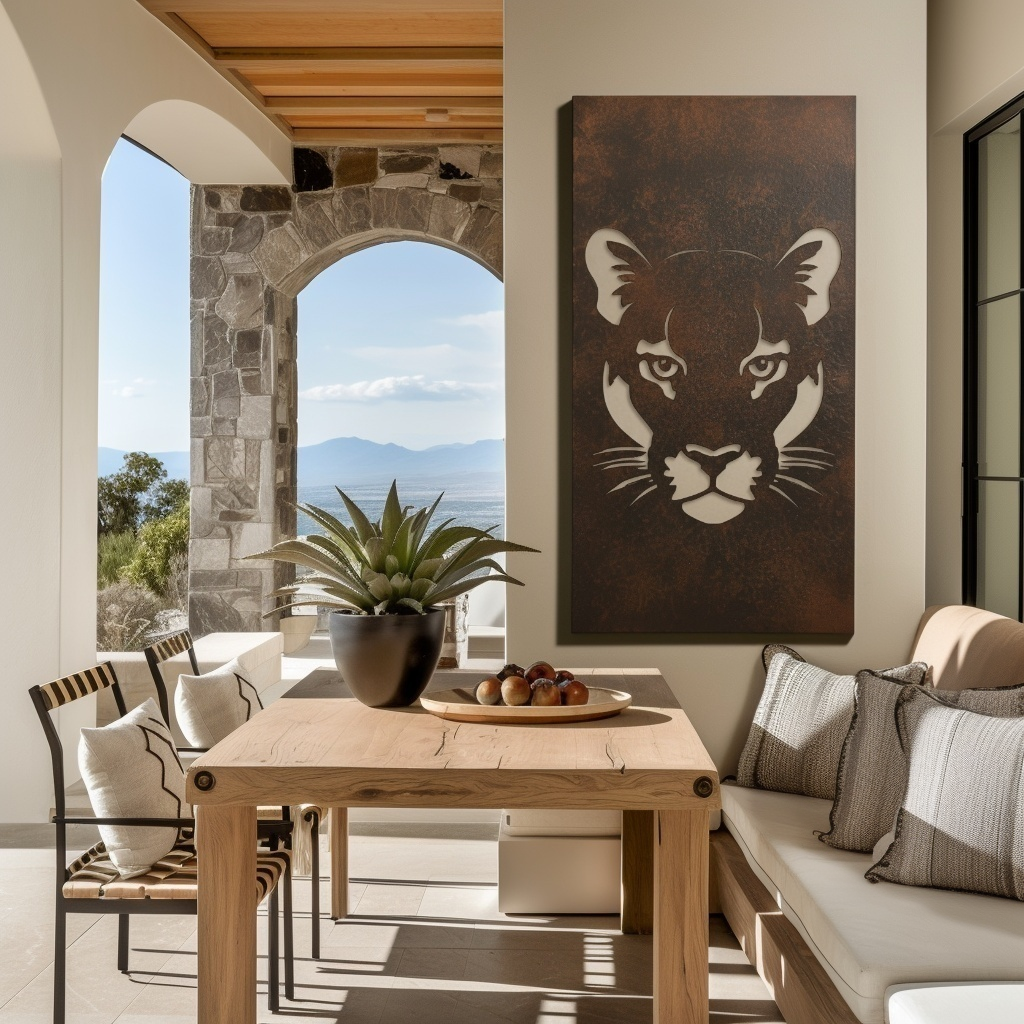The Mountain Lion - Metal Wall Art