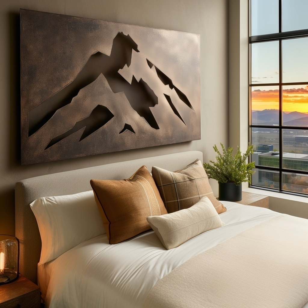 The Mount Baker - Metal Wall Art