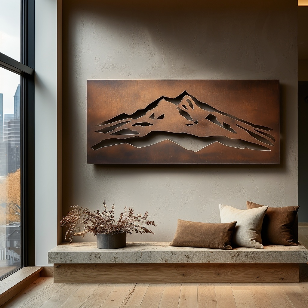 The Mount Shasta - Metal Wall Art